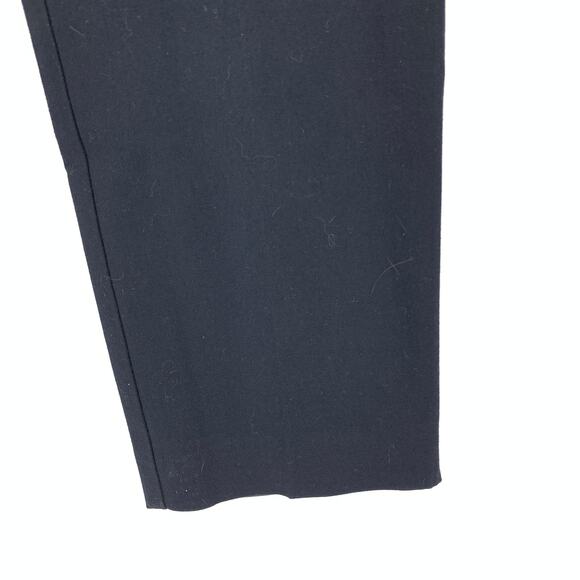 Vintage French Connection Pants Women's Size 4 Side Zip Button High-Waist Black - Picture 4 of 5